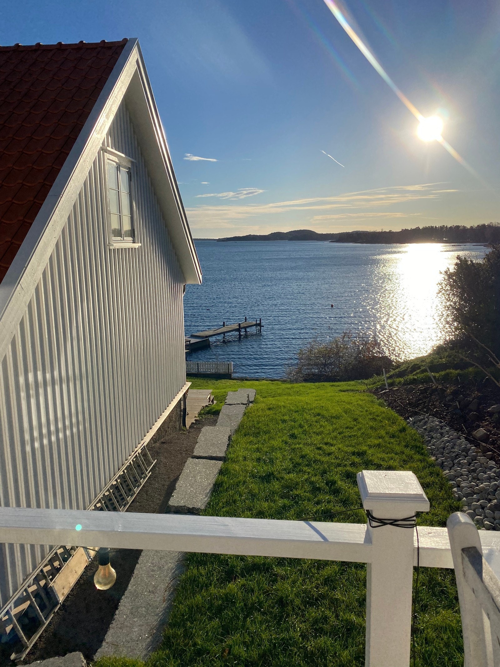 Utsikt fra terrassen Galleribilde