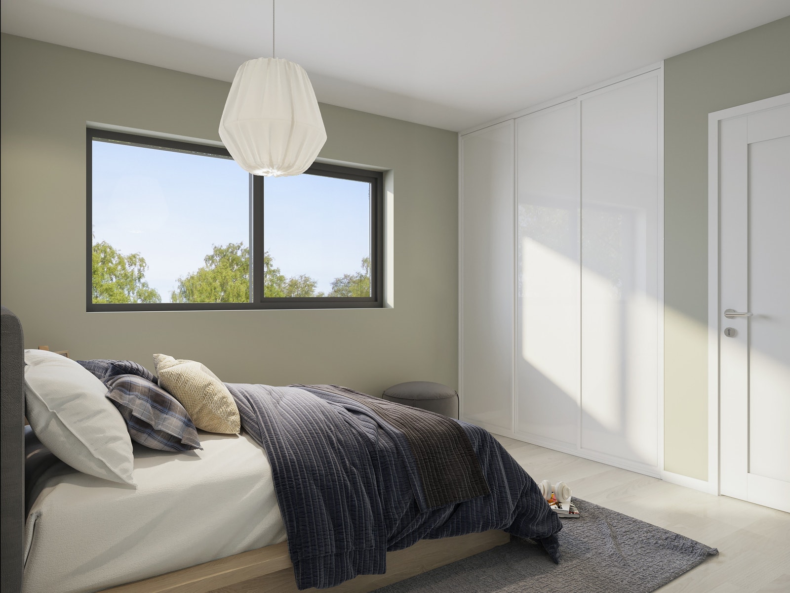 Illustrasjon - soverom 1 Galleribilde