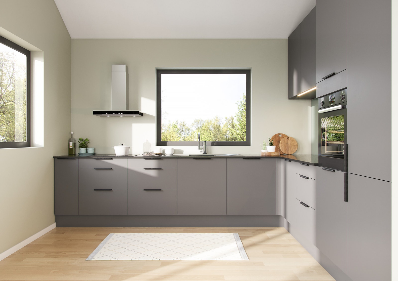 Illustrasjon - kjøkken fra HTH Galleribilde