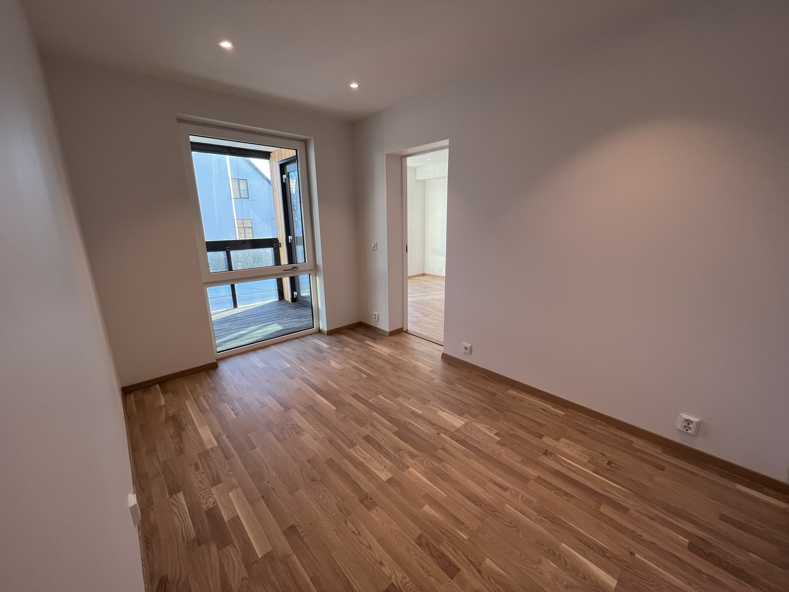 Soverom med vindu balkong Galleribilde