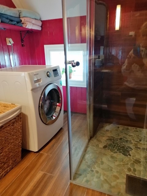 Bad med varmekabler. Galleribilde