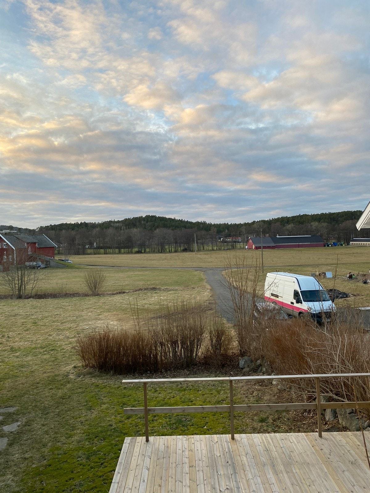 Utsikt fra terrassen Galleribilde