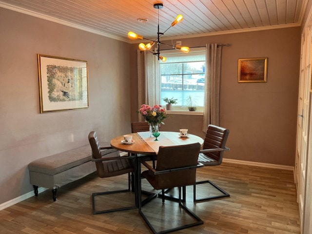 Stuehjørne ved utgang til vinterhagen. Galleribilde