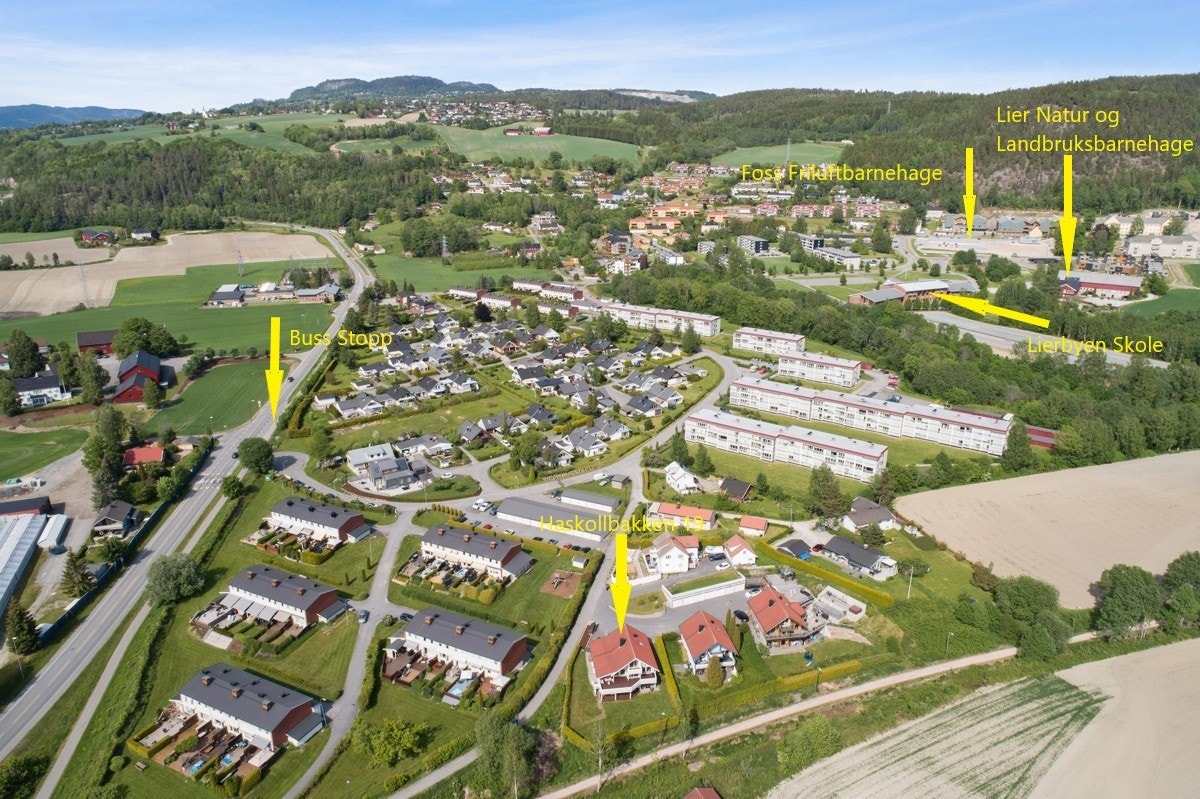 Buss stopp , Ungdom skole , Barnehage Galleribilde