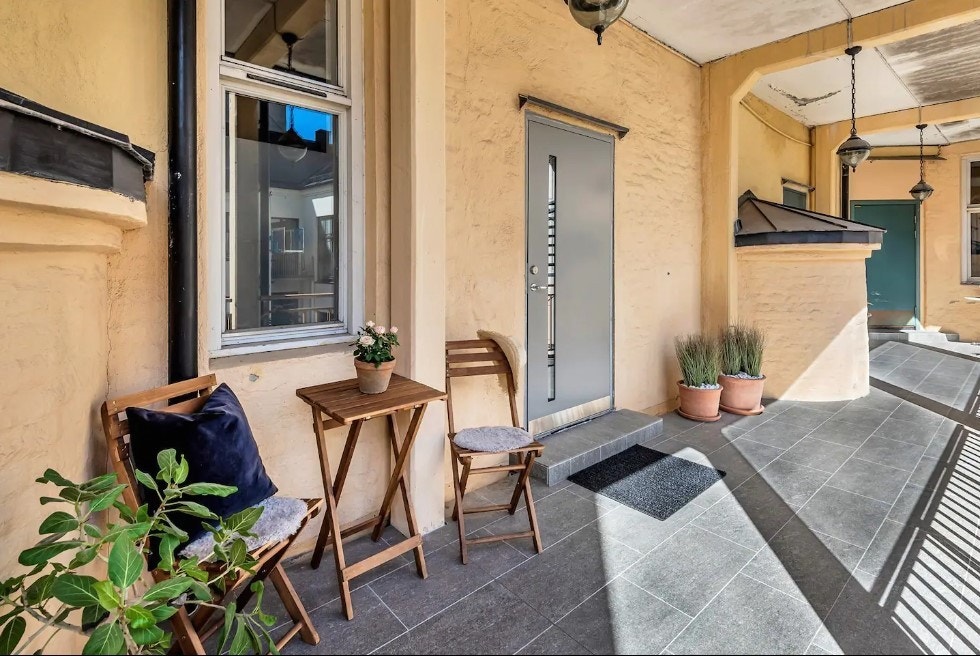 Uteplass Galleribilde