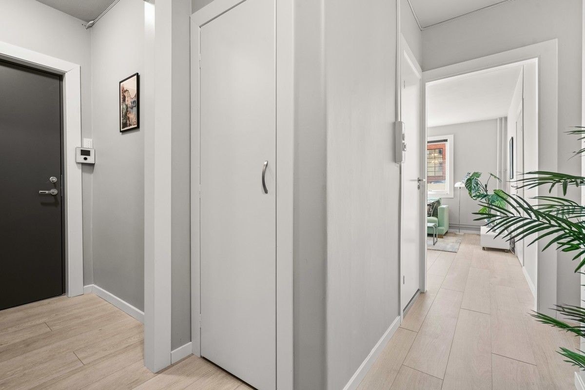 Lyse overflater i hele leiligheten Galleribilde