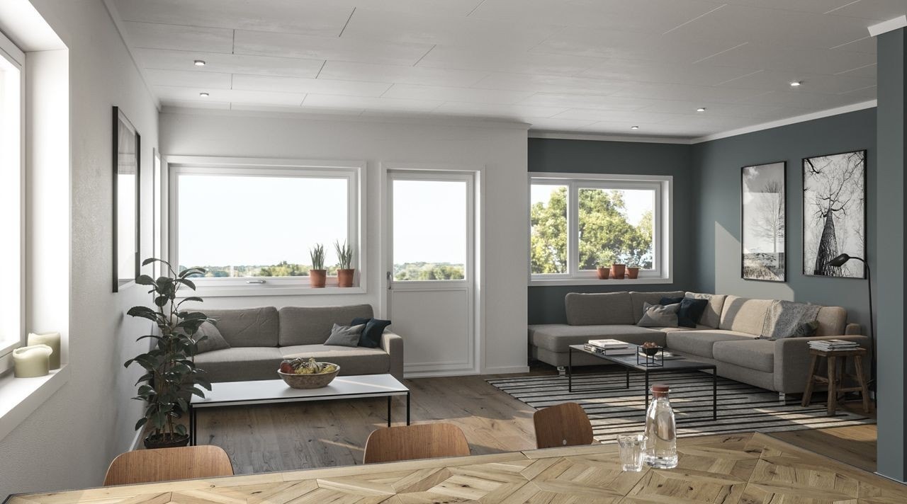 Illustrasjon stove Galleribilde