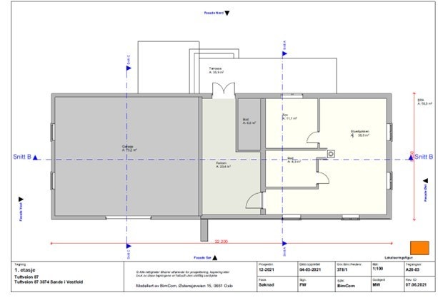 Plantegning Galleribilde