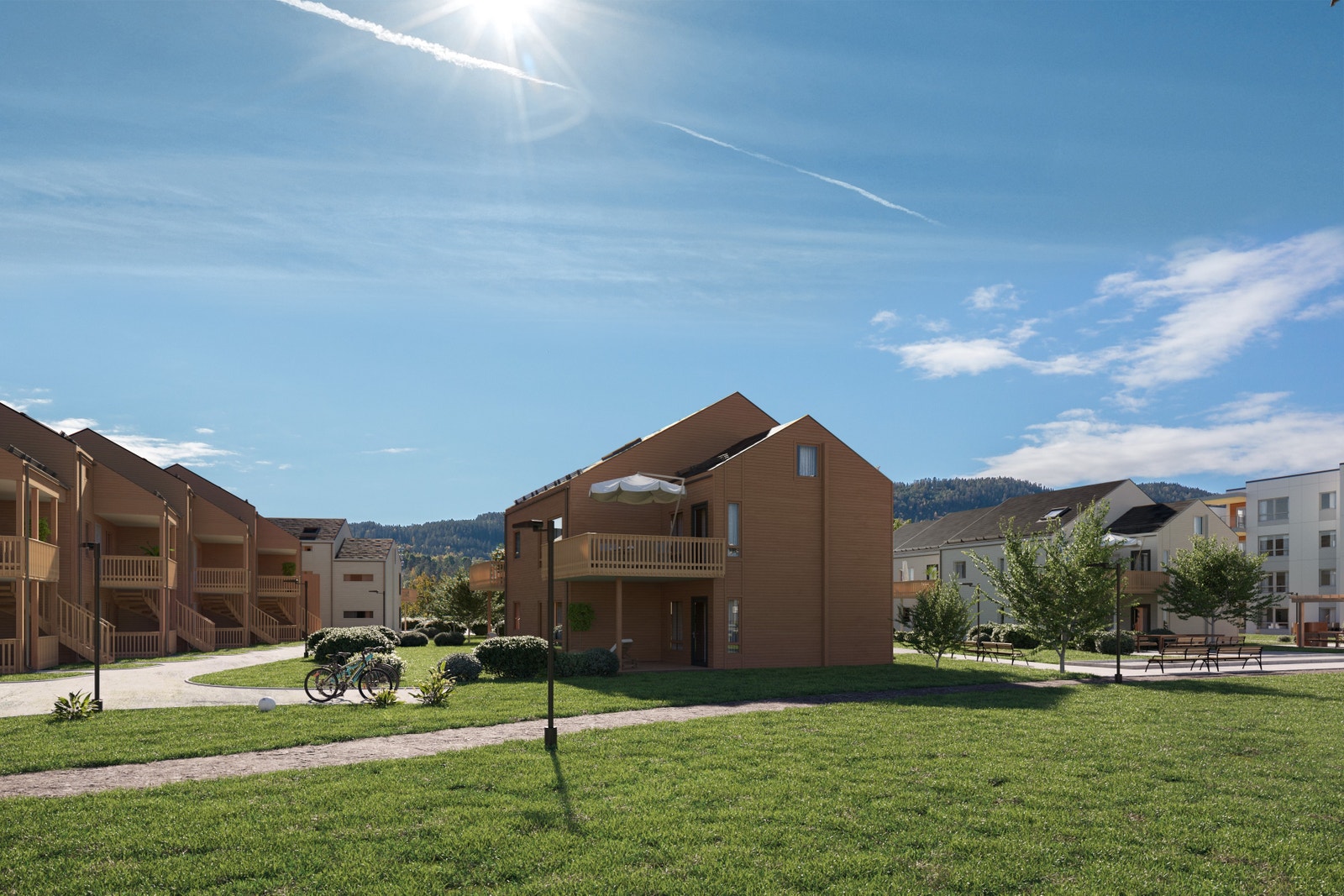 Bygg D, E og F (Illustrasjon) Galleribilde