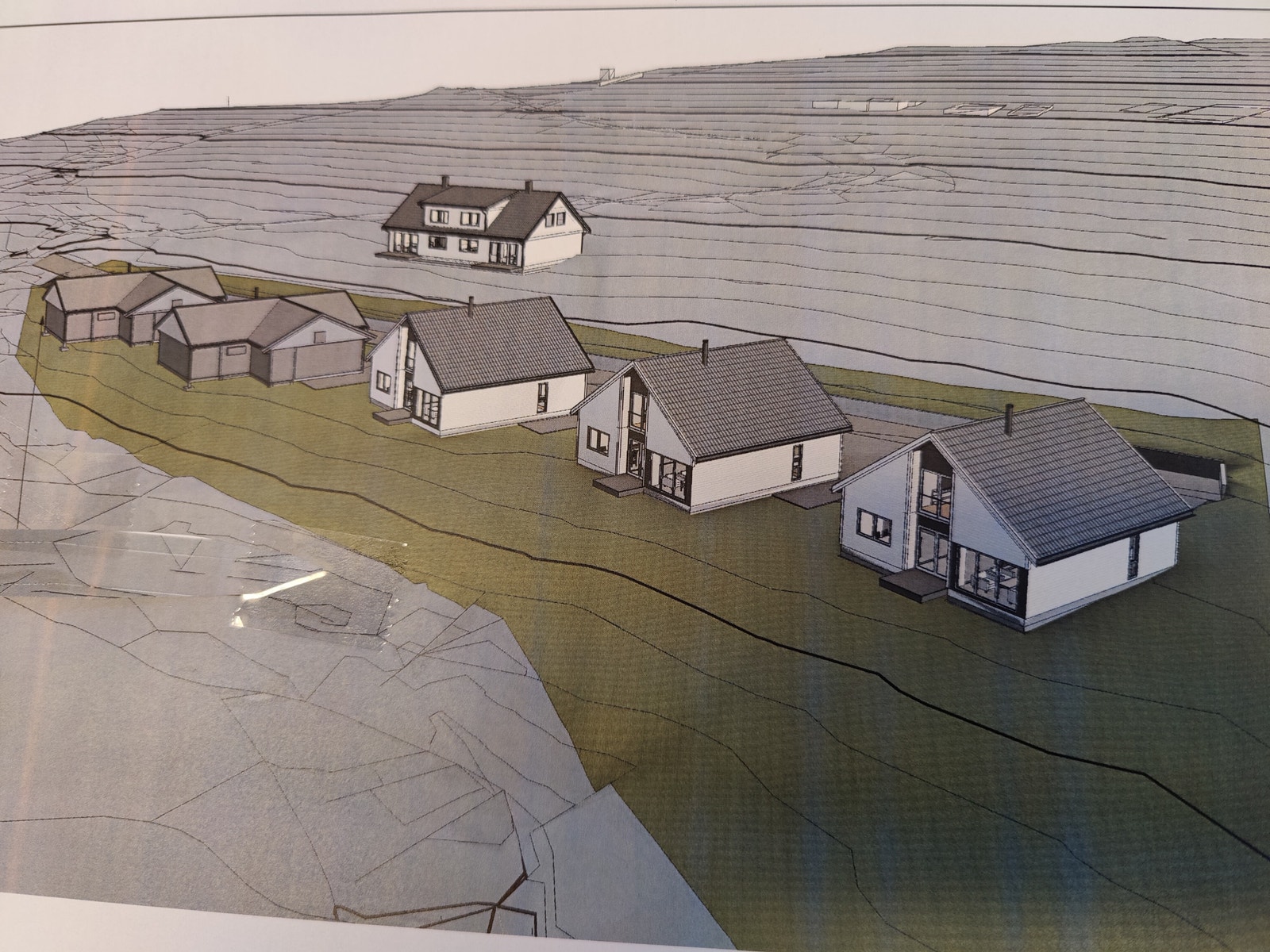 Situasjonsplan for tomt 1, mulighet for husbanklån på 4,64 % pr juli 2024 Galleribilde