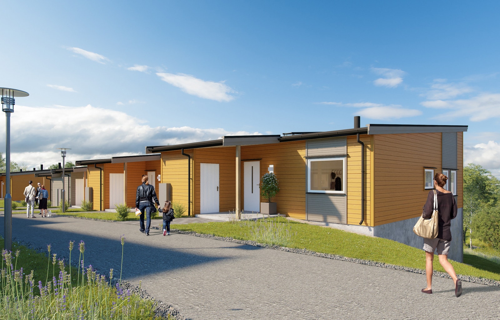 Illustrasjon: hus 9 - nr. 52 a-d (kommer for salg senere) Galleribilde