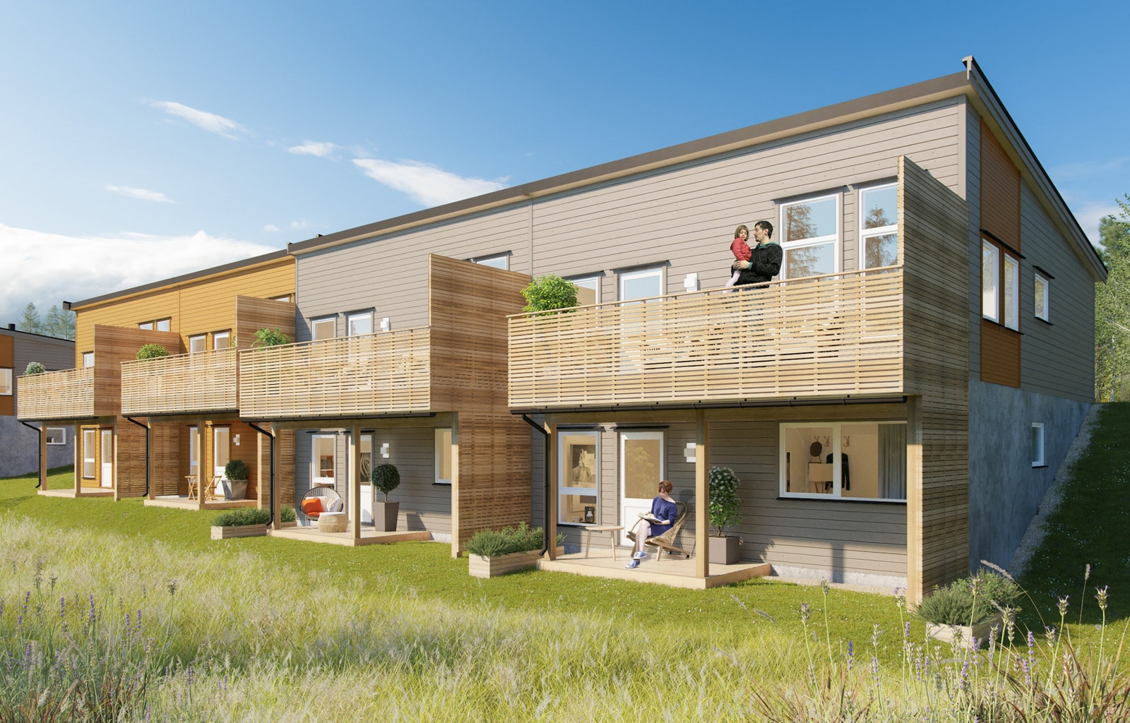 Illustrasjon: hus 10 - nr. 50 a-d (kommer for salg senere) Galleribilde