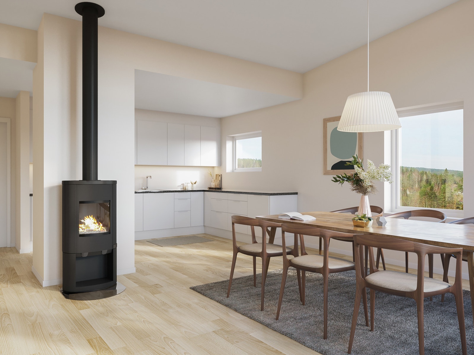 Illustrasjon kjøkken fra HTH Galleribilde