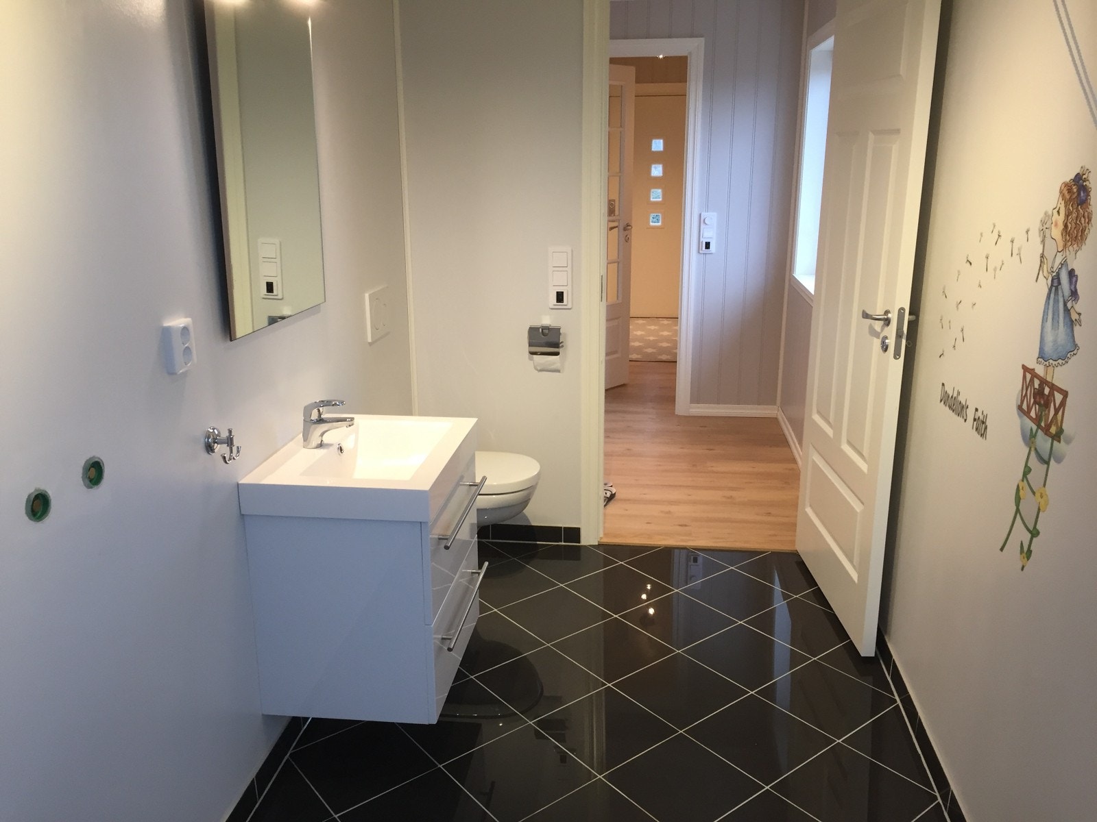 Vaskerom Galleribilde