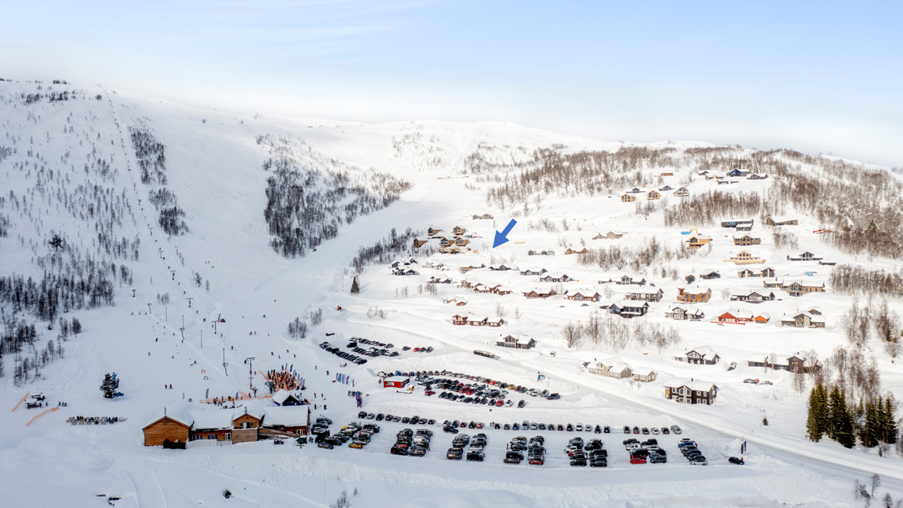 Perfekt plassering med kort veg til skiløypa Galleribilde