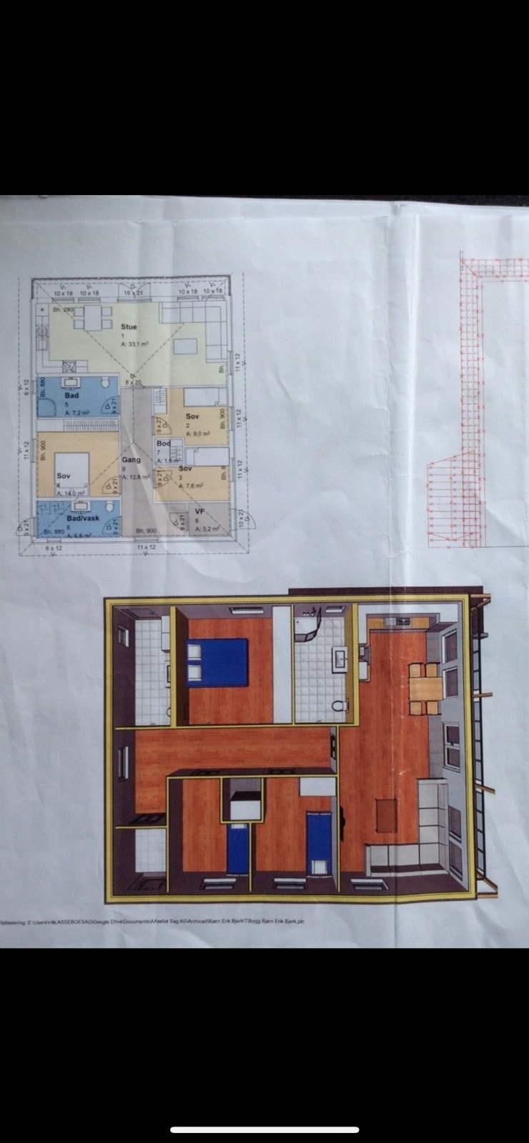 Plantegning Galleribilde