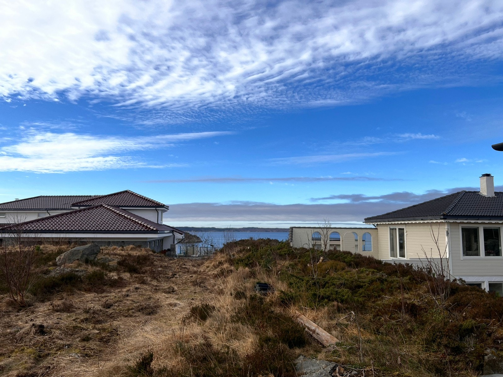 Utsikt vestover fra terrasse Galleribilde