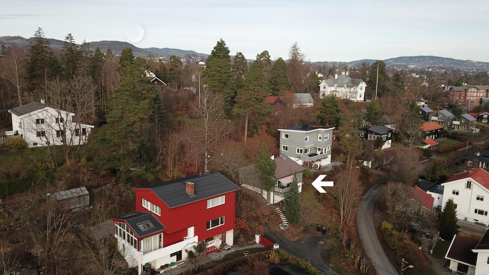 Nåværende hus som skal rives. Galleribilde