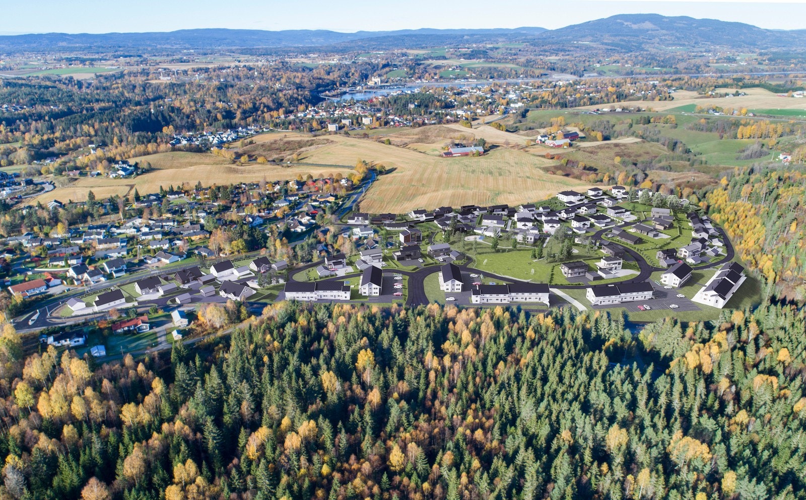 Illustrasjon av feltet. Avvik vil forekomme. Galleribilde