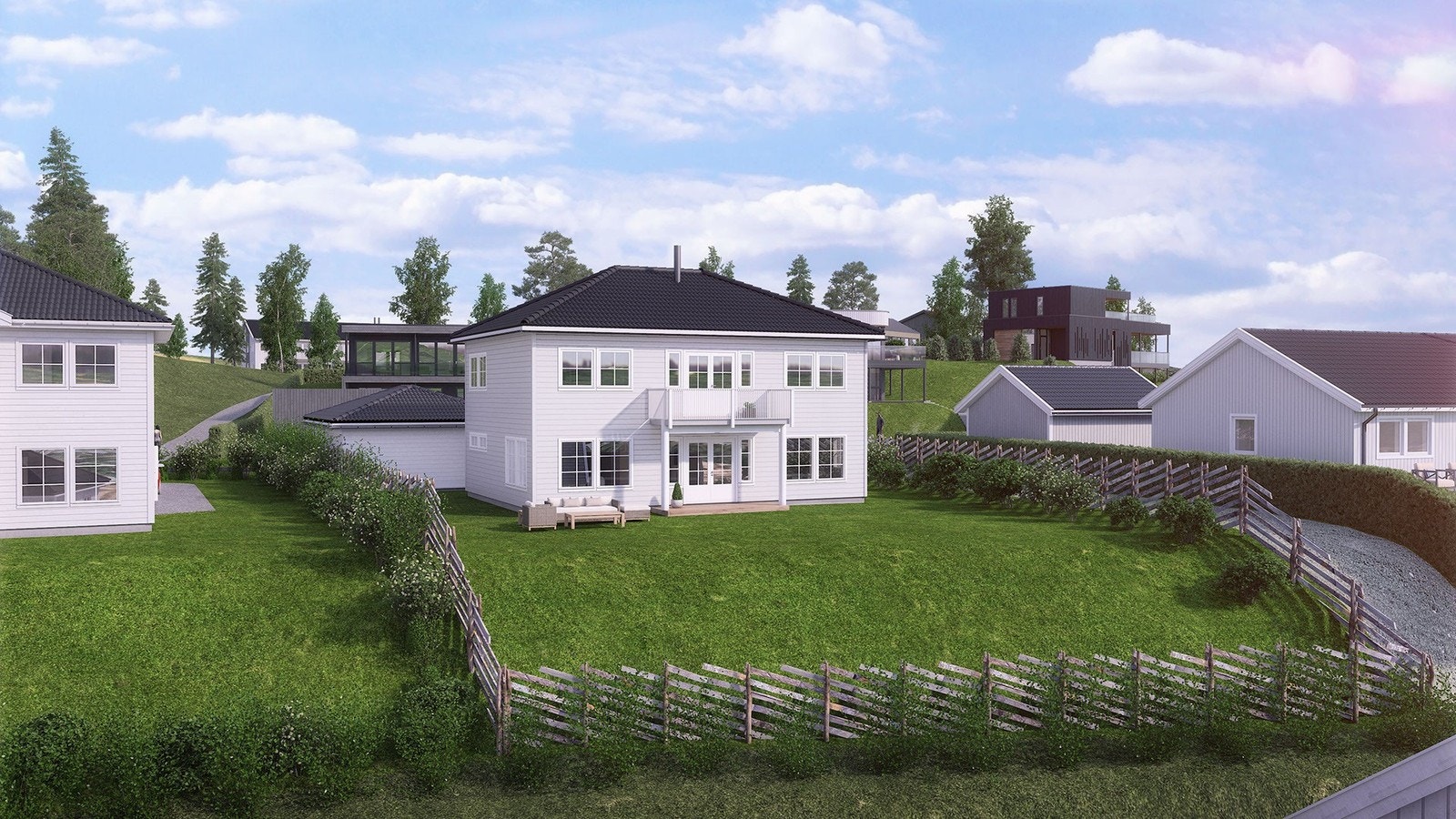 Vårt forslag på tomt 24: Herskap 765. Illustrasjon, avvik vil forekomme. Galleribilde