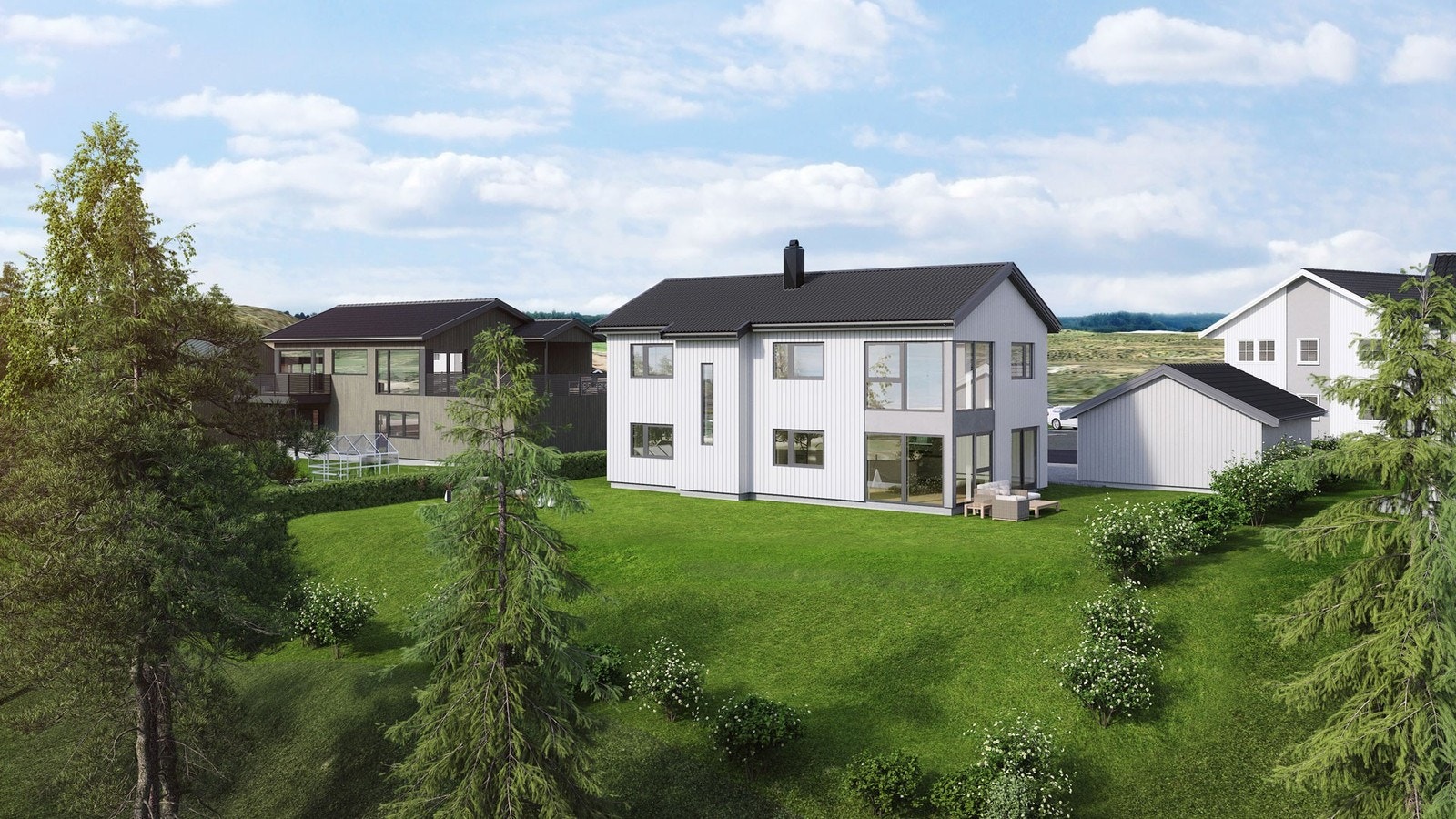 Vårt forslag på tomt 49: Nupen. Illustrasjon, avvik vil forekomme. Galleribilde