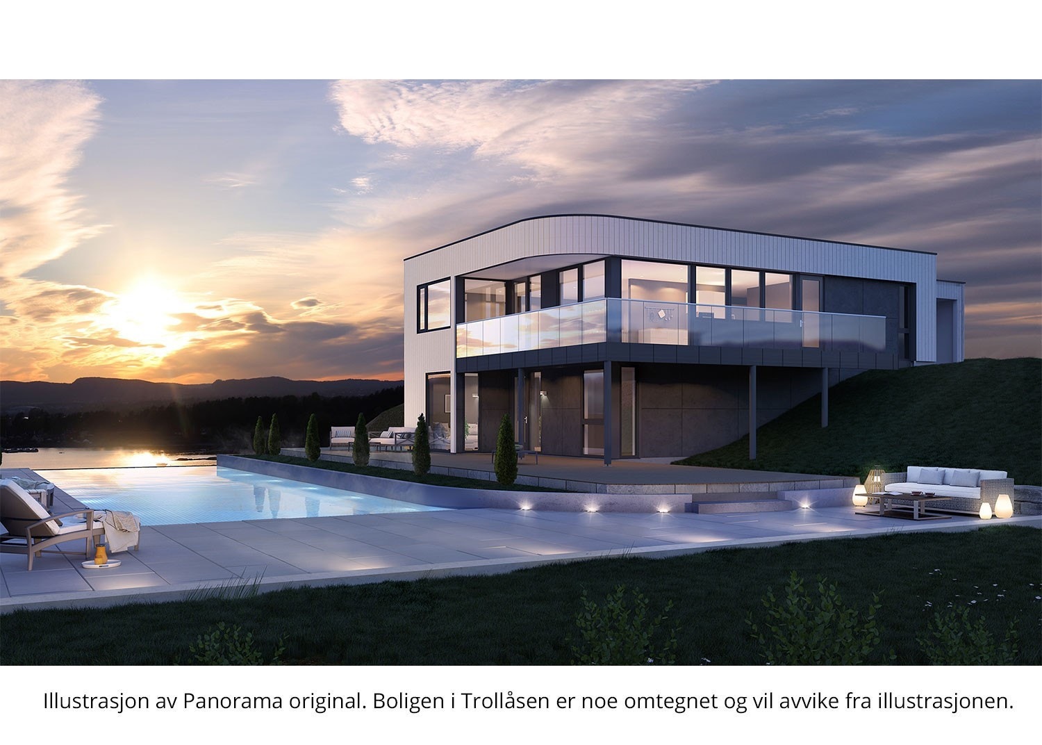 Illustrasjon av boligtypen Panorama Galleribilde