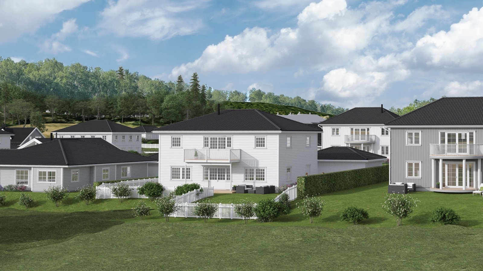 Tomt 7 - 810 m2. Vårt forslag på tomten: Herskapelig 522 - 219 m2 Galleribilde