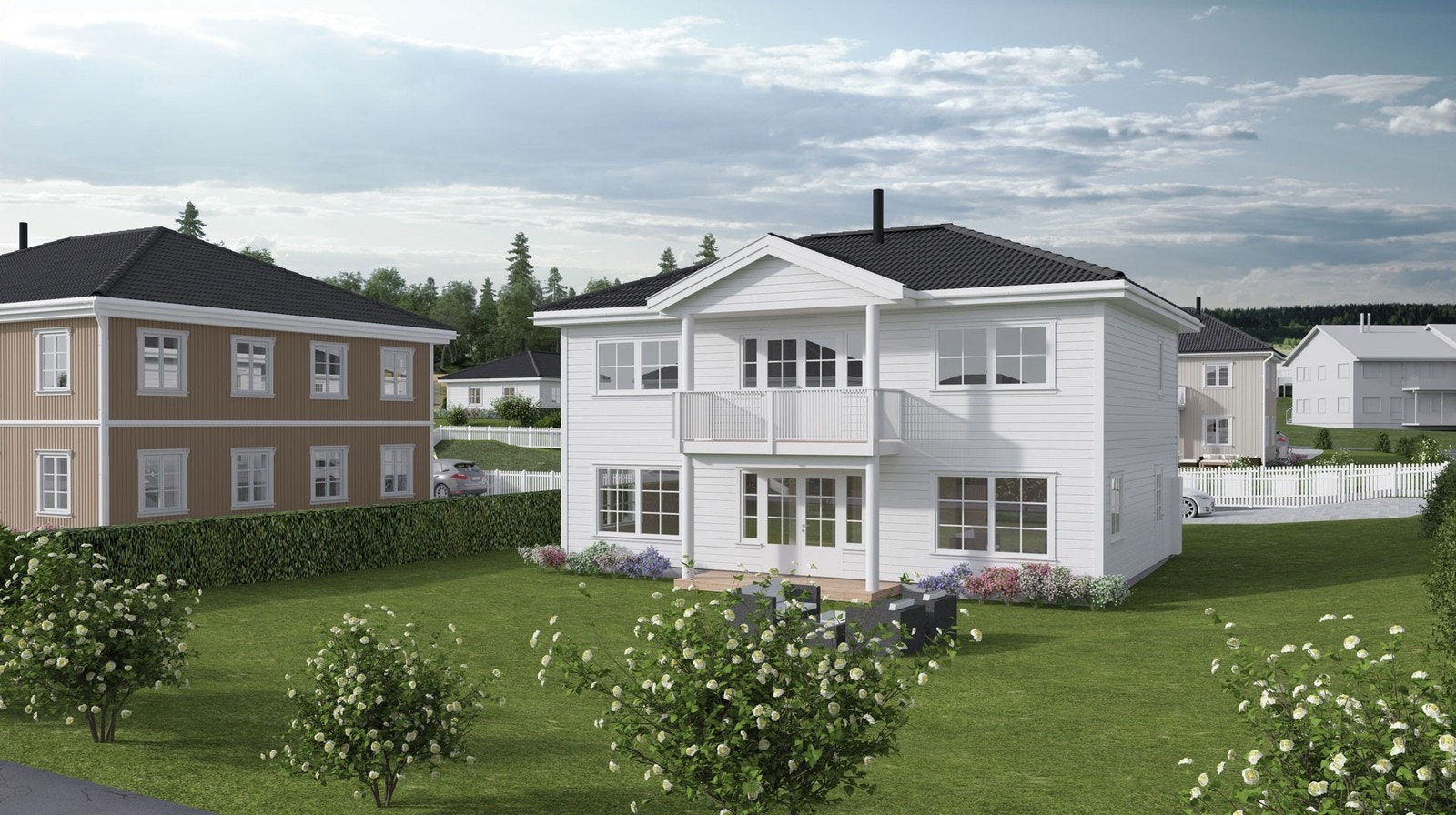 Tomt 19 - 784 m2. Vårt forslag på tomten: Herskapelig 765 - 180,2 m2 Galleribilde