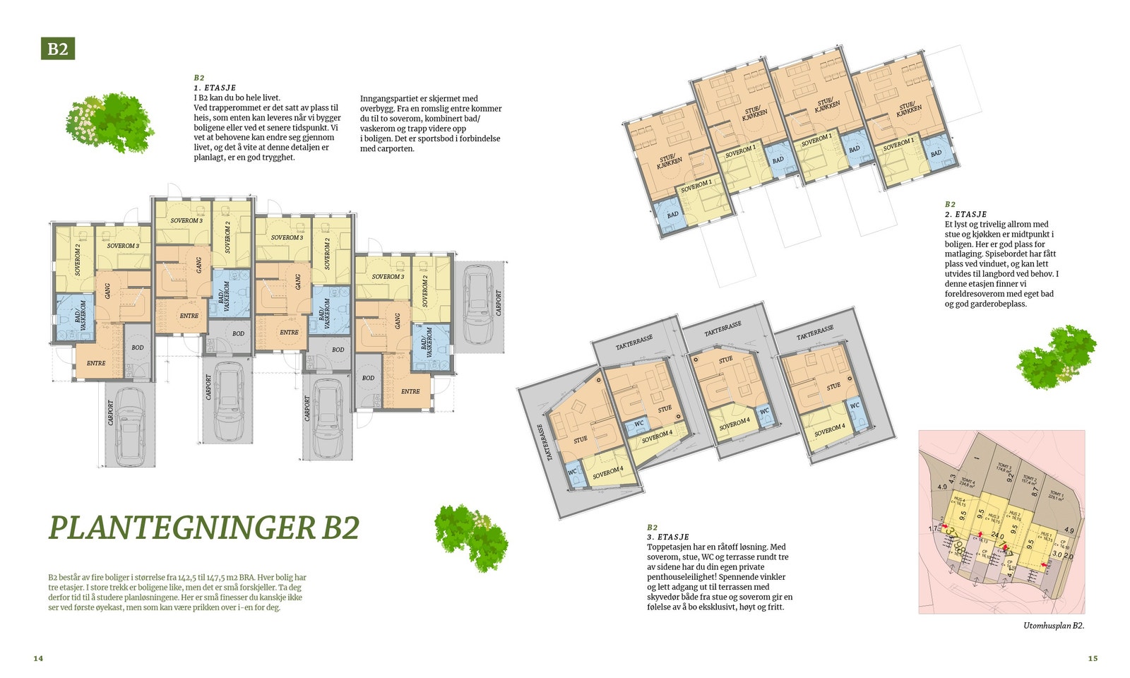 Plantegning B2 Galleribilde