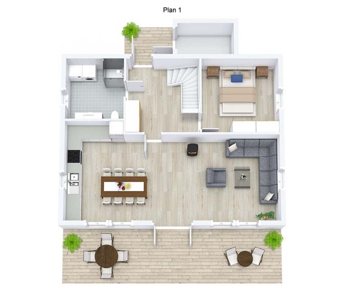 Plantegning Galleribilde