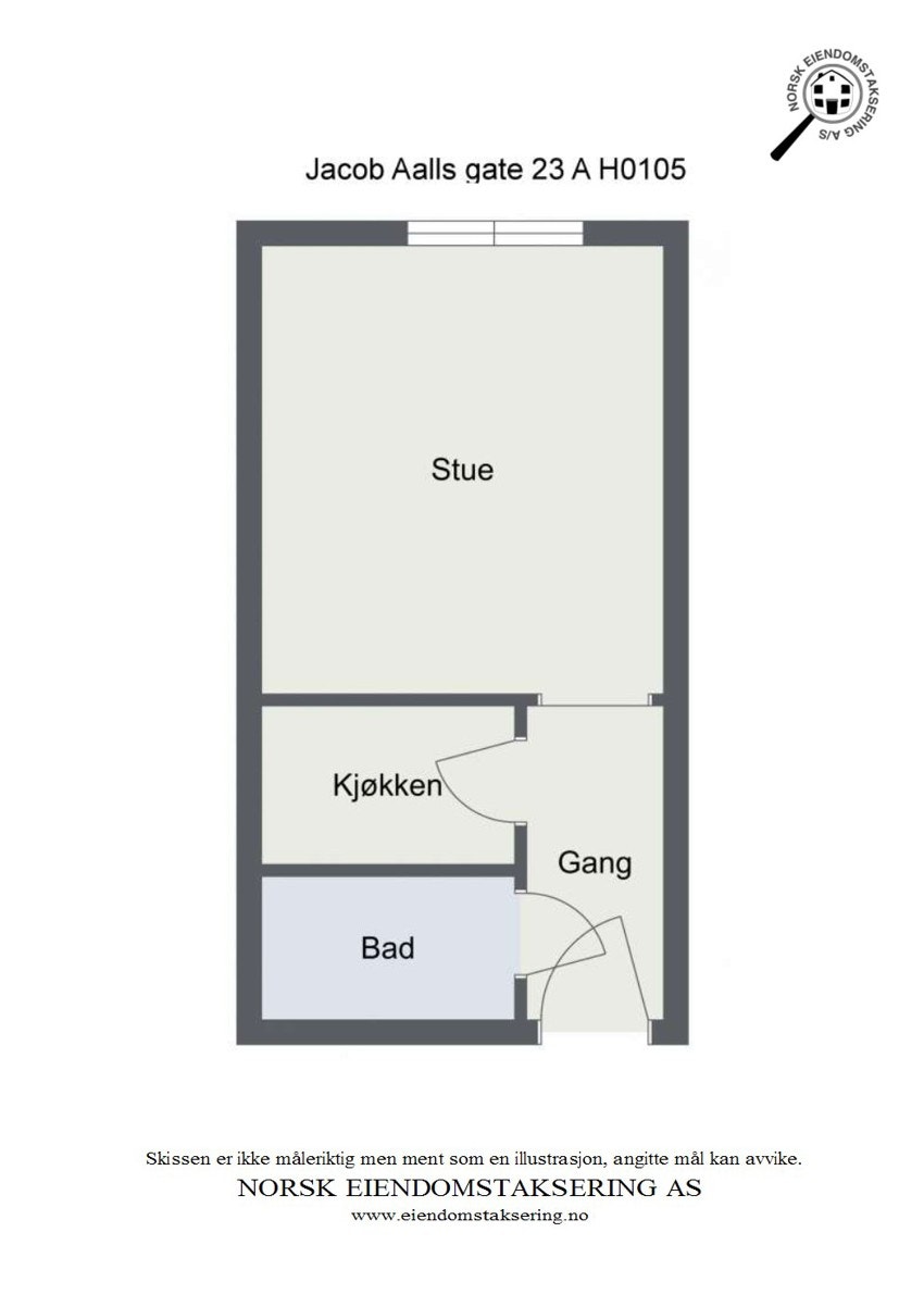 Plantegning - ikke målbar. Galleribilde