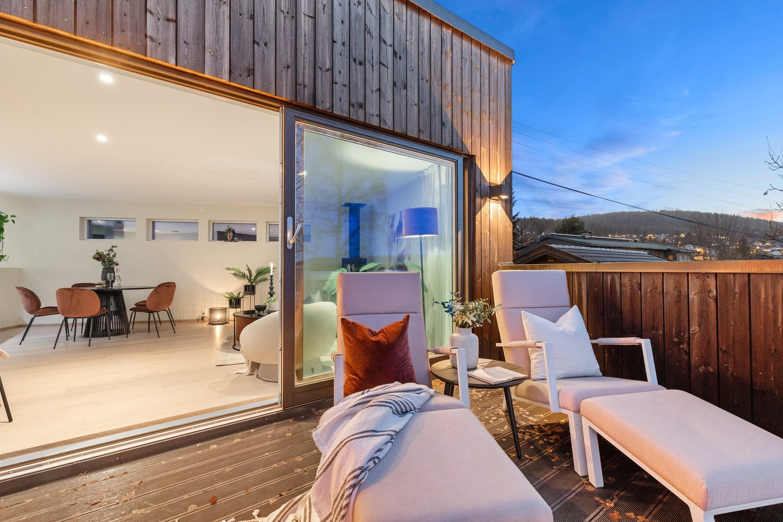 Nordvendt balkong på ca. 8 kvm Galleribilde