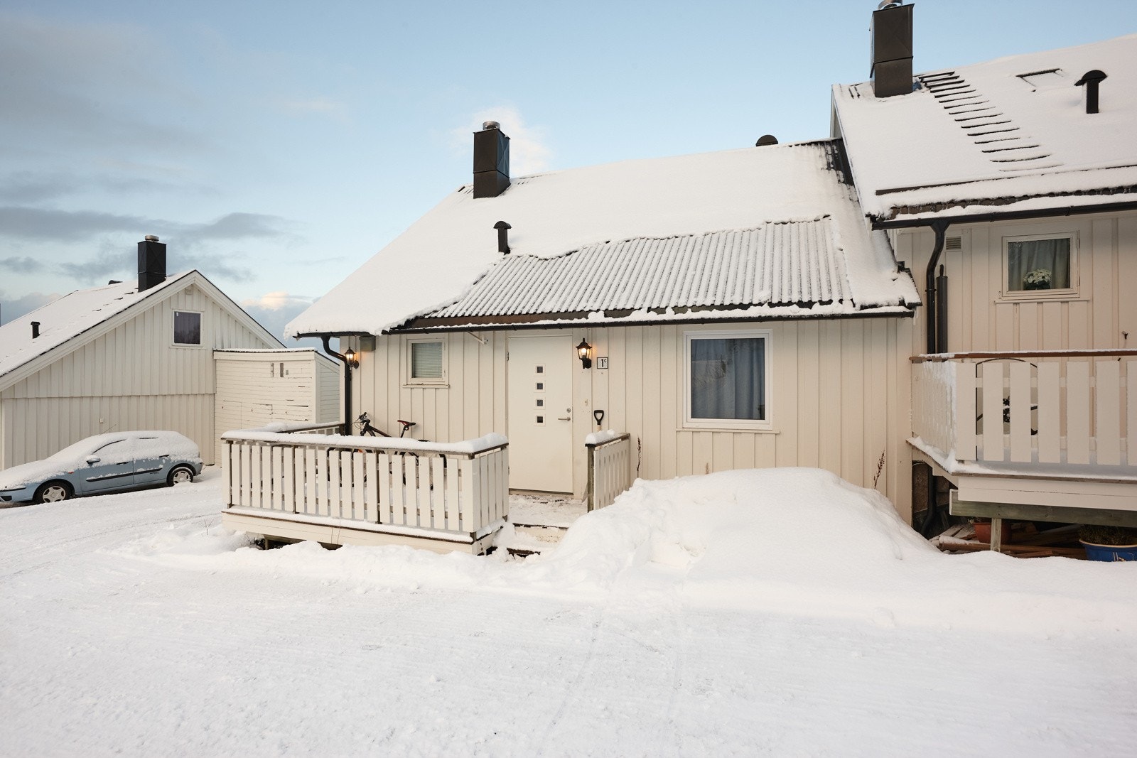 Fasade og inngangspartiet. Galleribilde