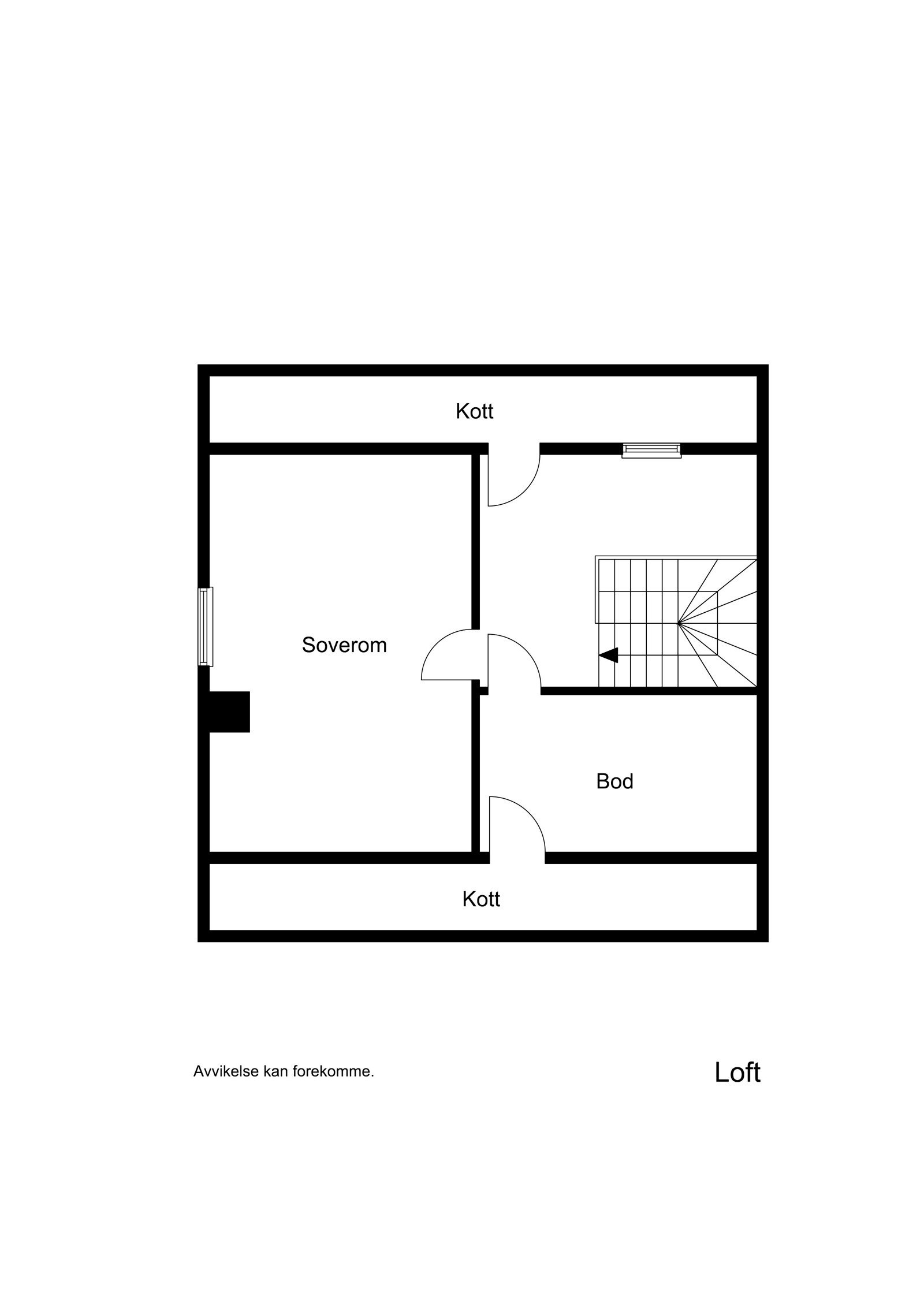 Plantegning Loft Galleribilde