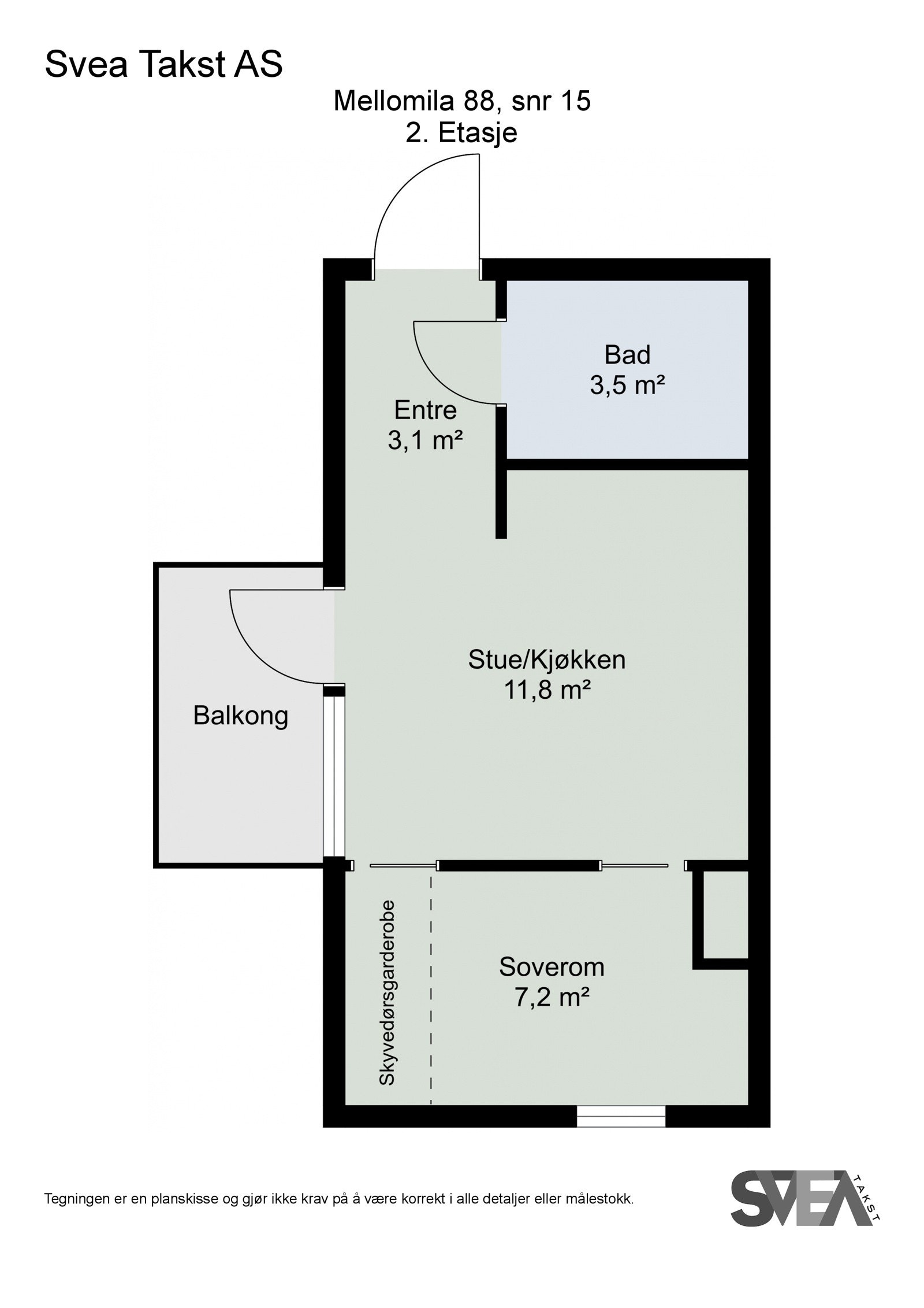 Planskisse Galleribilde