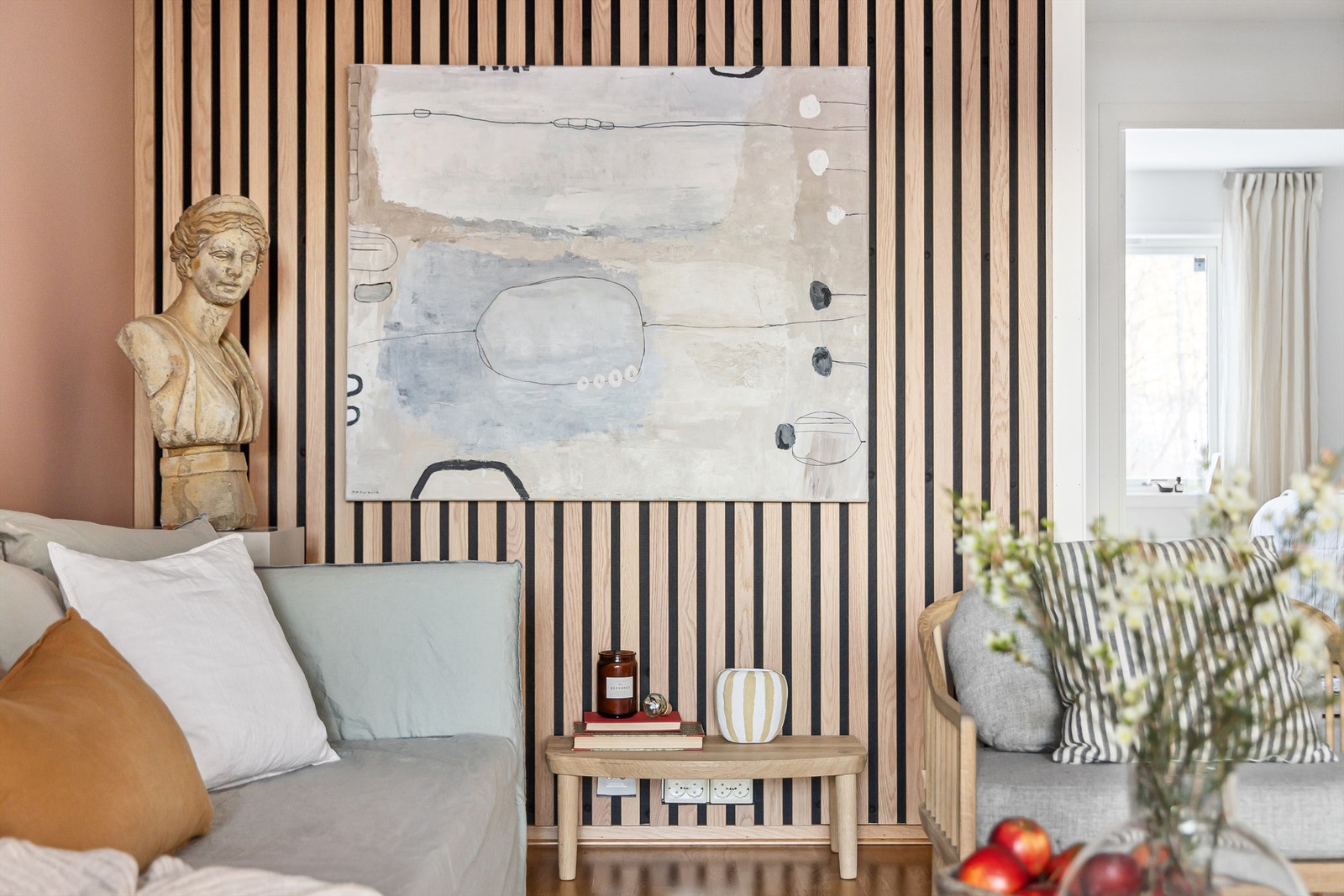 Spilevegg i stue Galleribilde