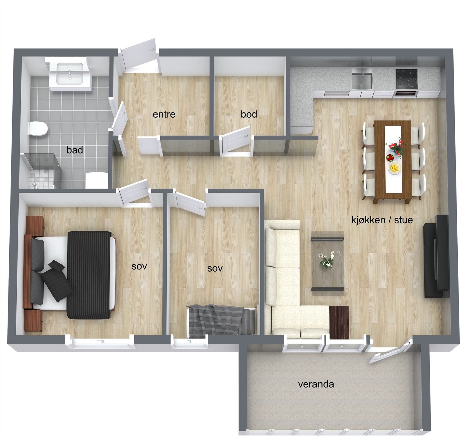 Plantegning. Galleribilde