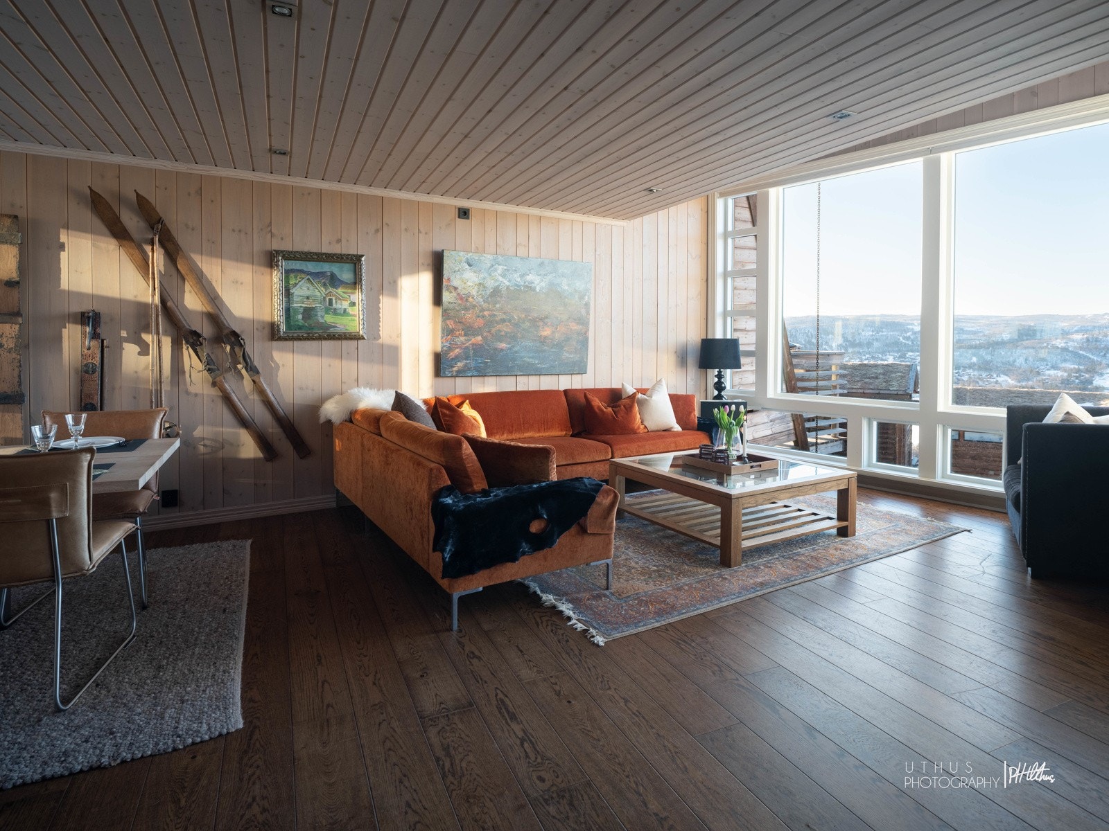 Lys og flott stue Galleribilde