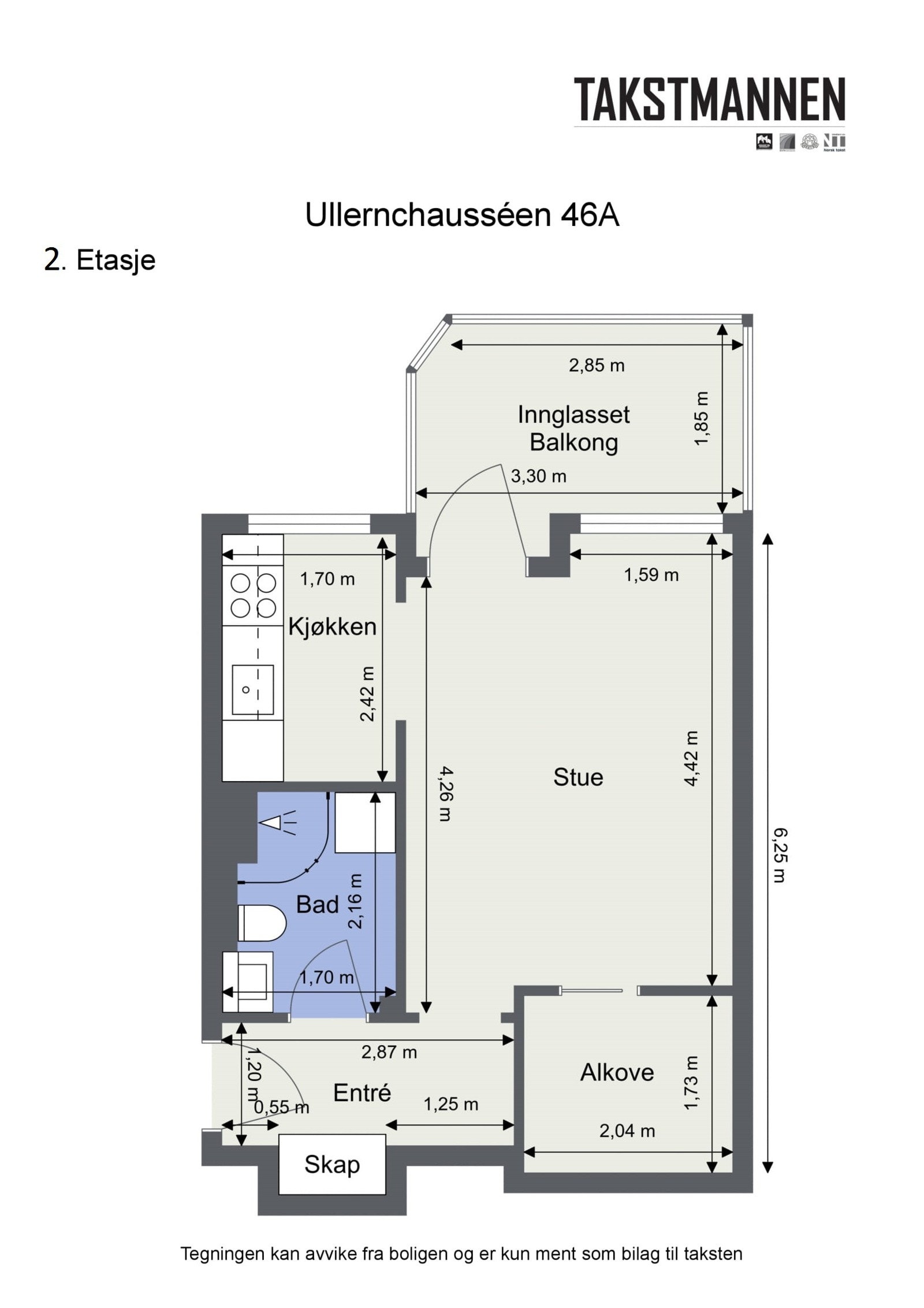 Plantegning Galleribilde