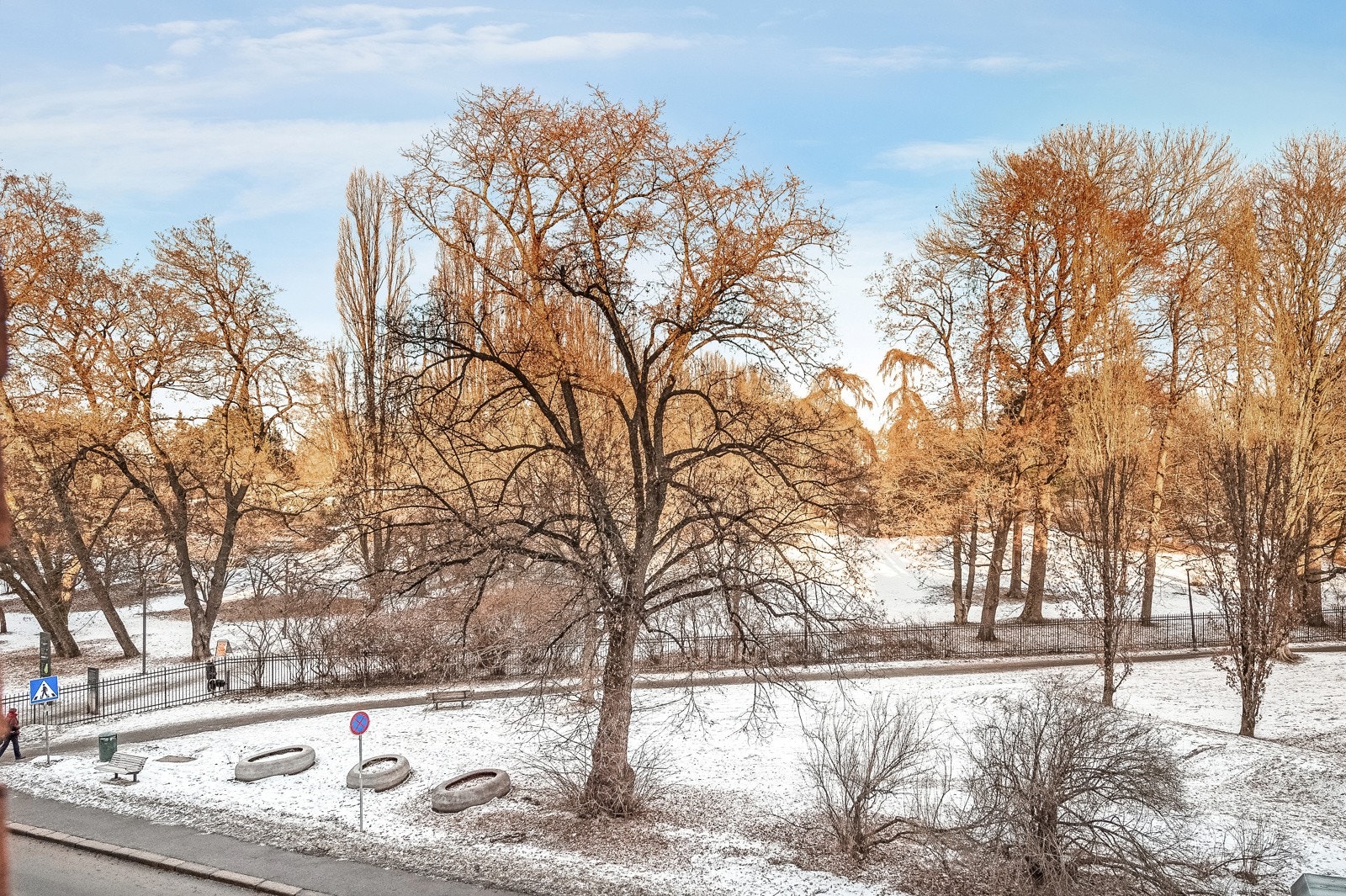 Soverommet vender ut mot botanisk hage. Galleribilde