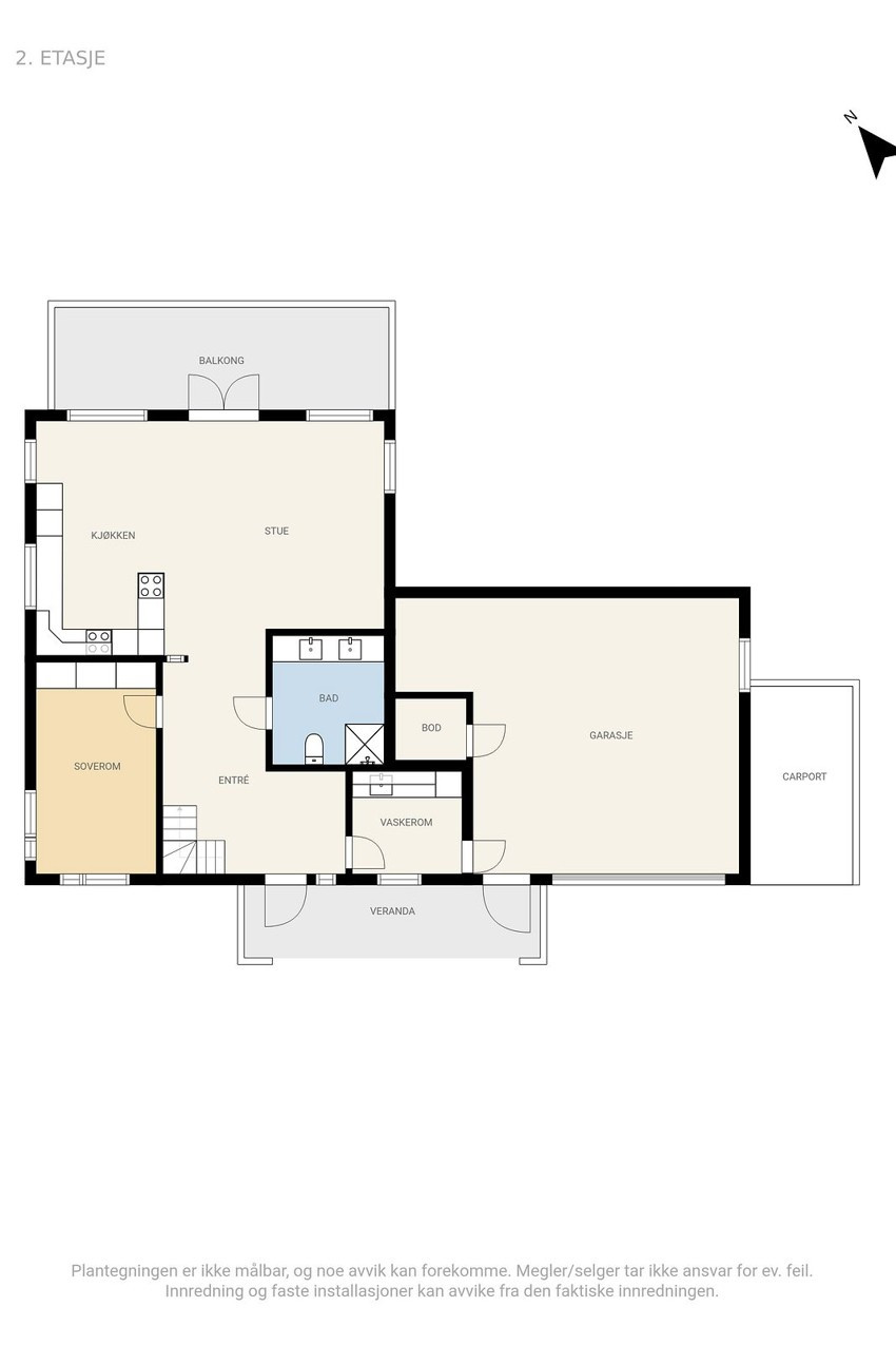 Planskisse 2. etasje