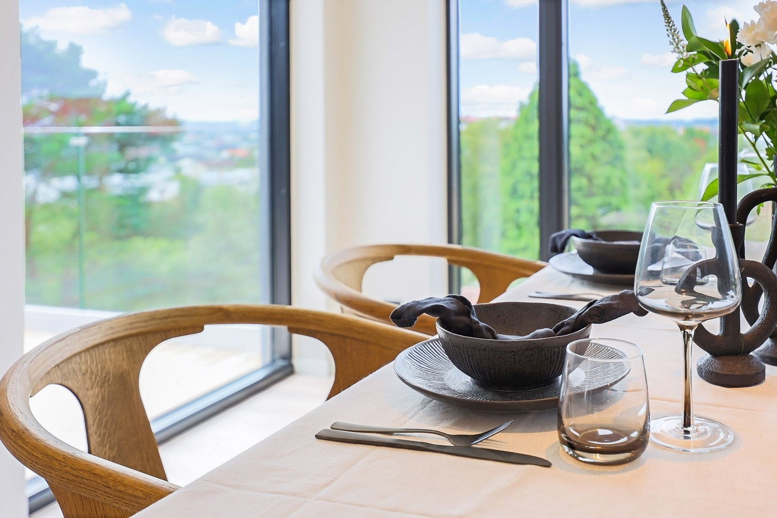 Detaljbilde fra spiseplass Galleribilde