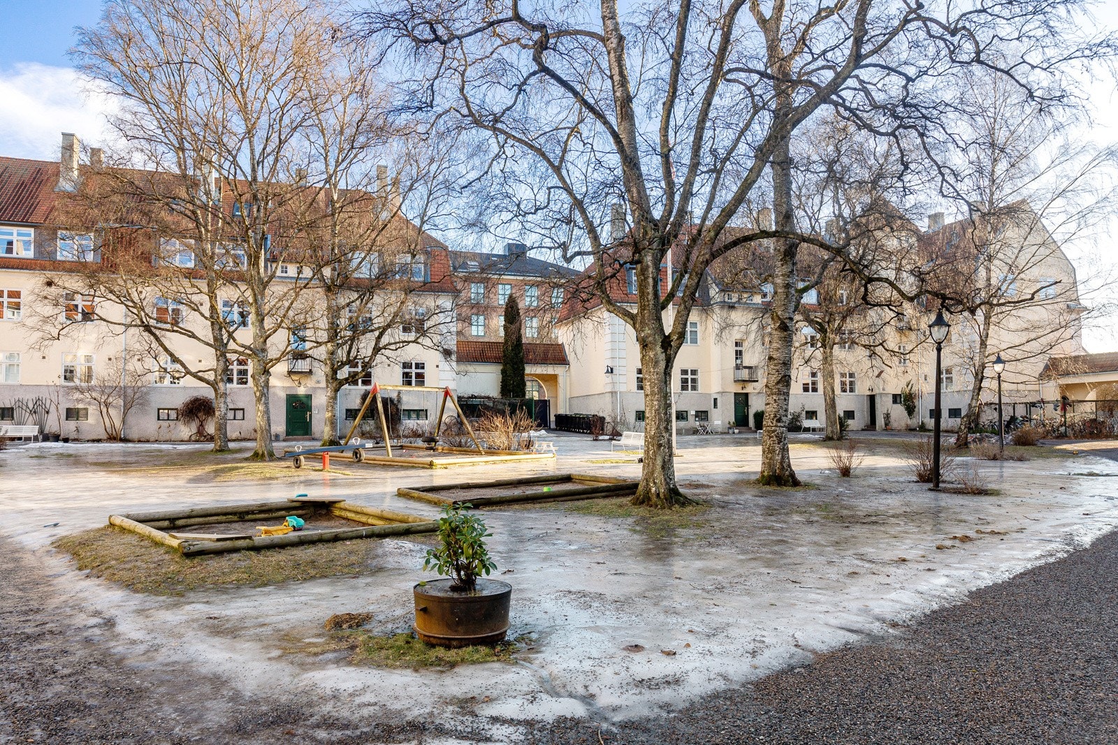 Store, felles utearealer Galleribilde