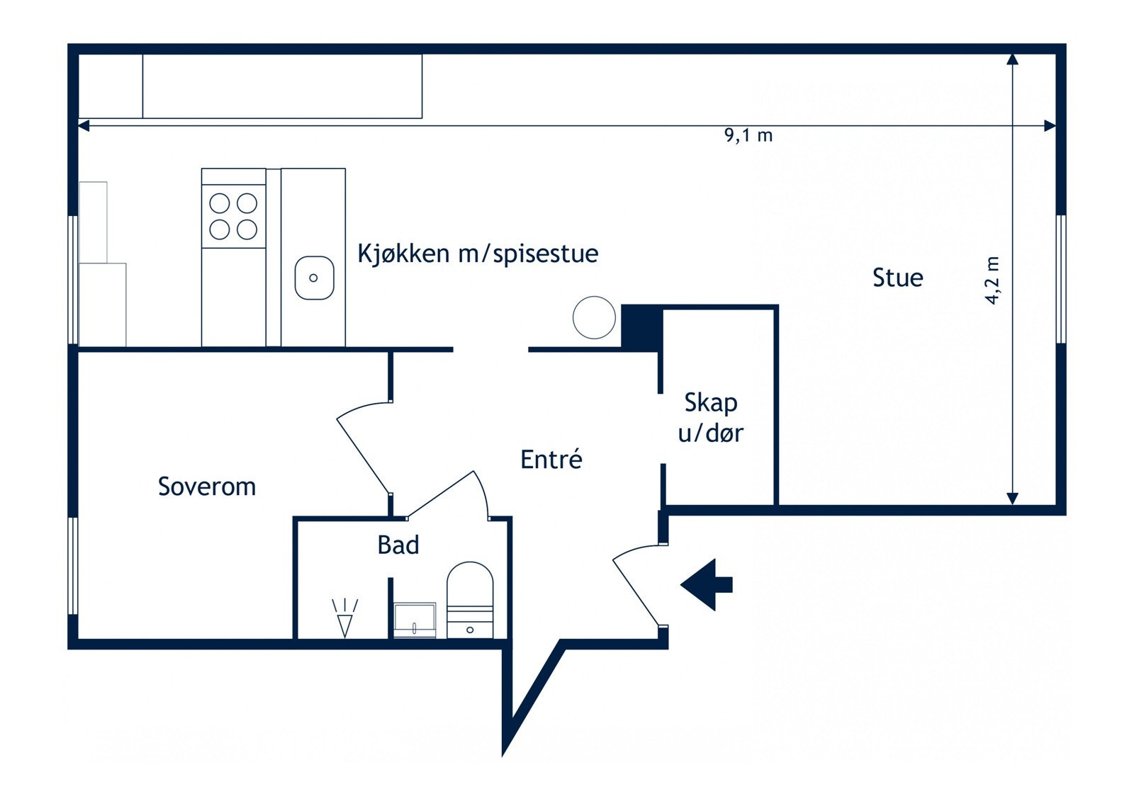 Plantegning Galleribilde