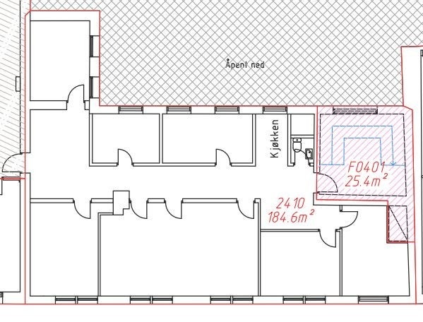 Plantegning for arelanr 2410 Galleribilde