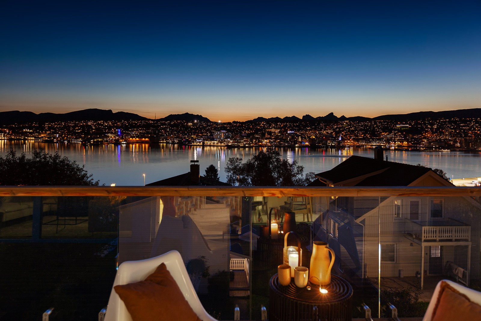 Fantastisk utsikt også fra veranda!