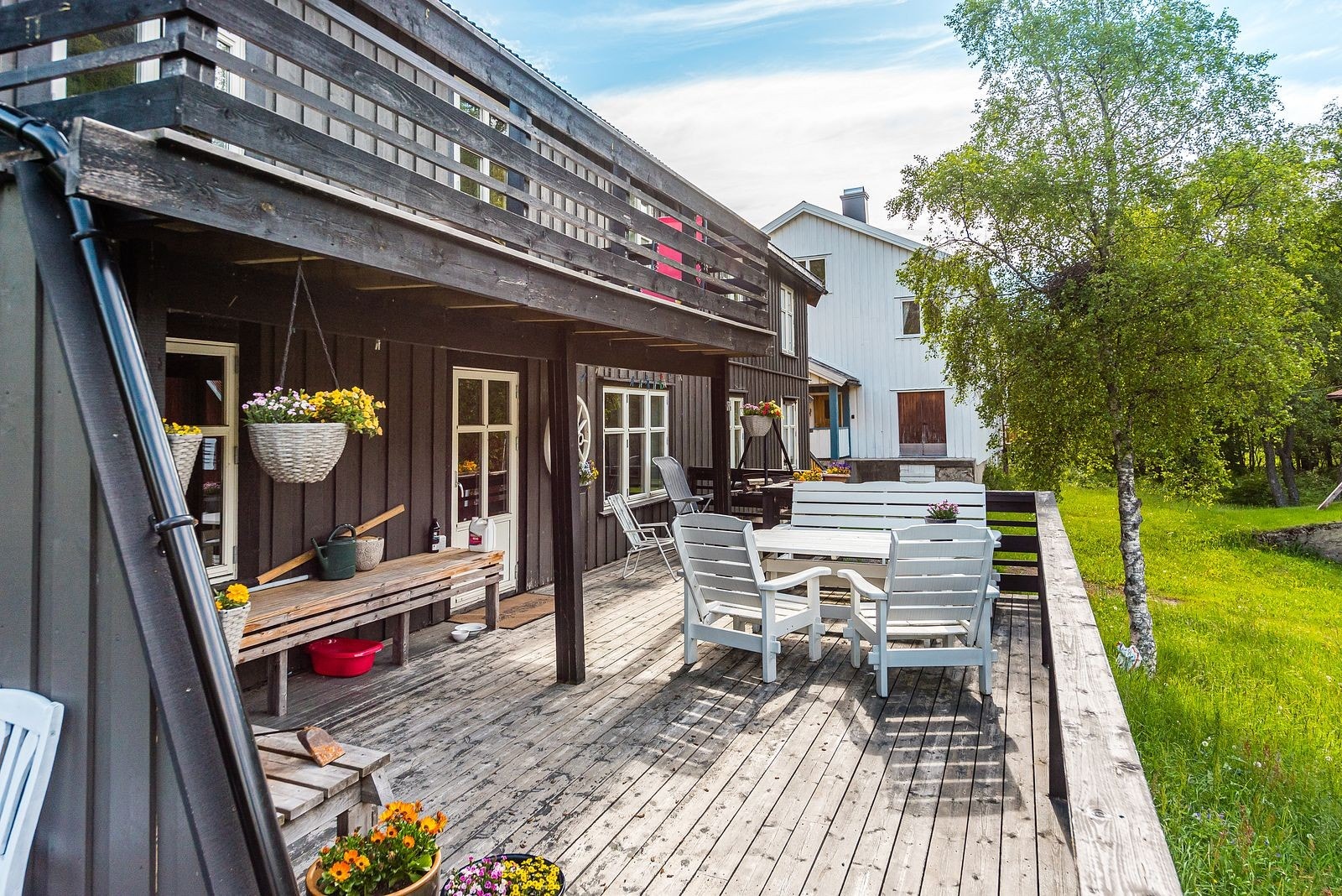 Veranda med utgang fra stue nr. 1 Galleribilde