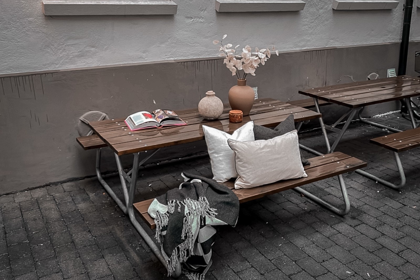 Hyggelig bakgård til glede for beboerne. Galleribilde