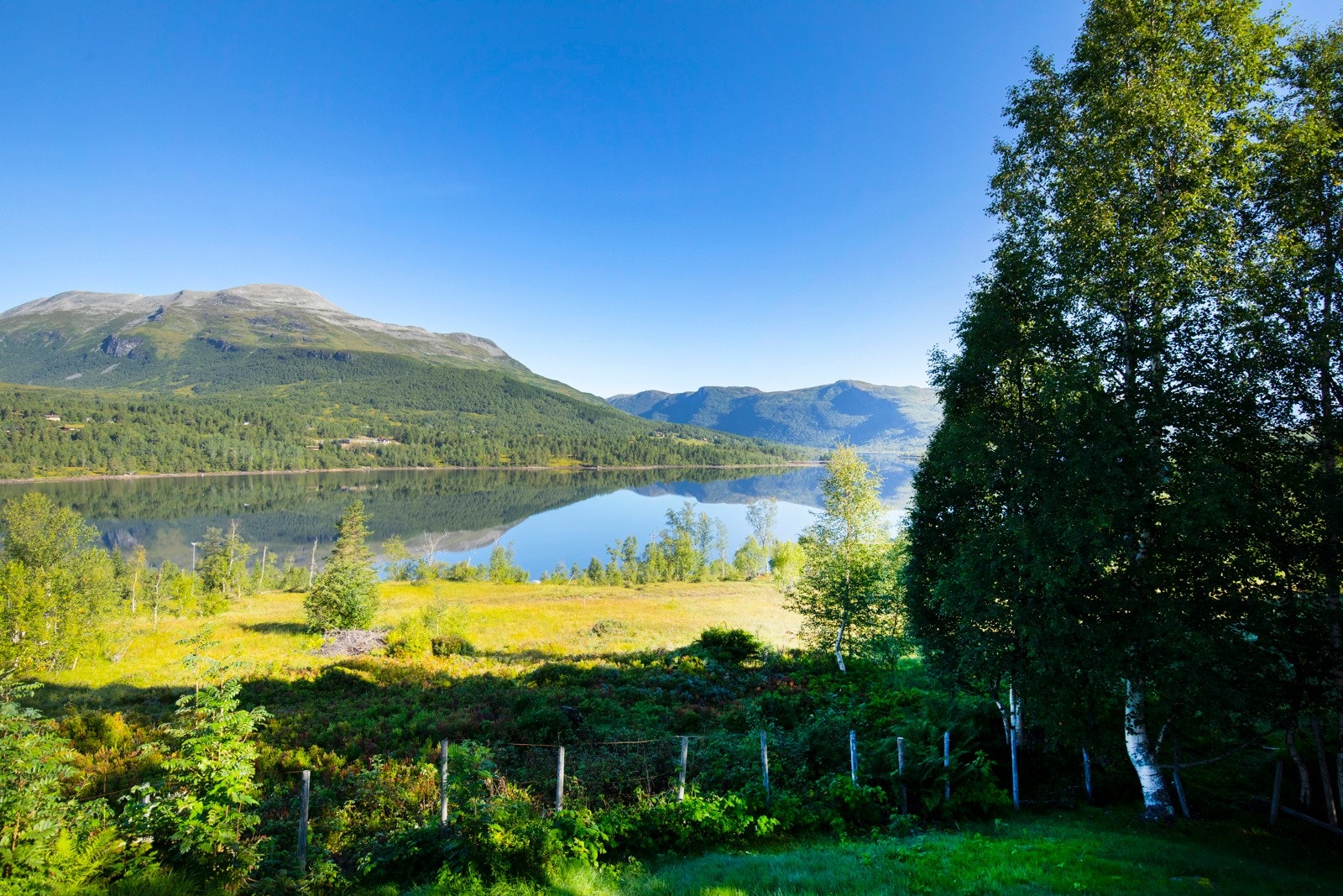 Denne utsikten kan nytes etter en lang dag i skiløypene. Galleribilde