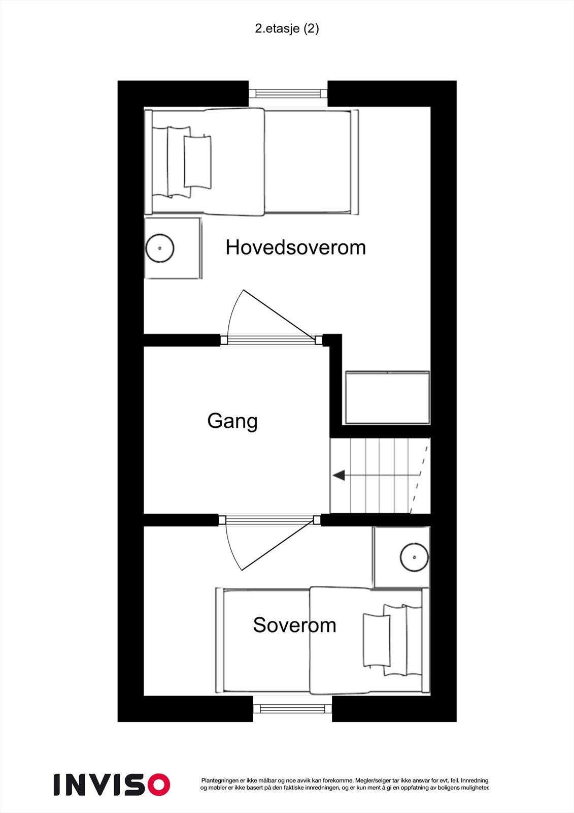 Planskisse hems. Galleribilde